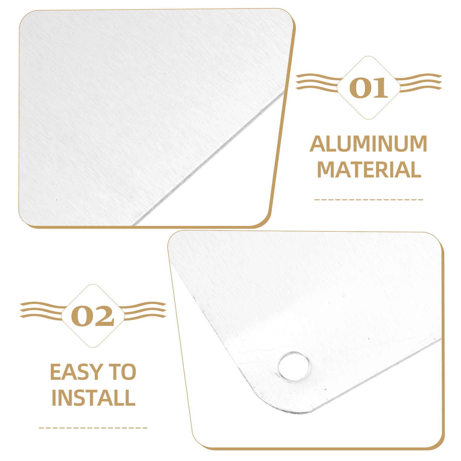 2Pcs Blank Aluminum Signs Whit - Yard Sign Blank review and price