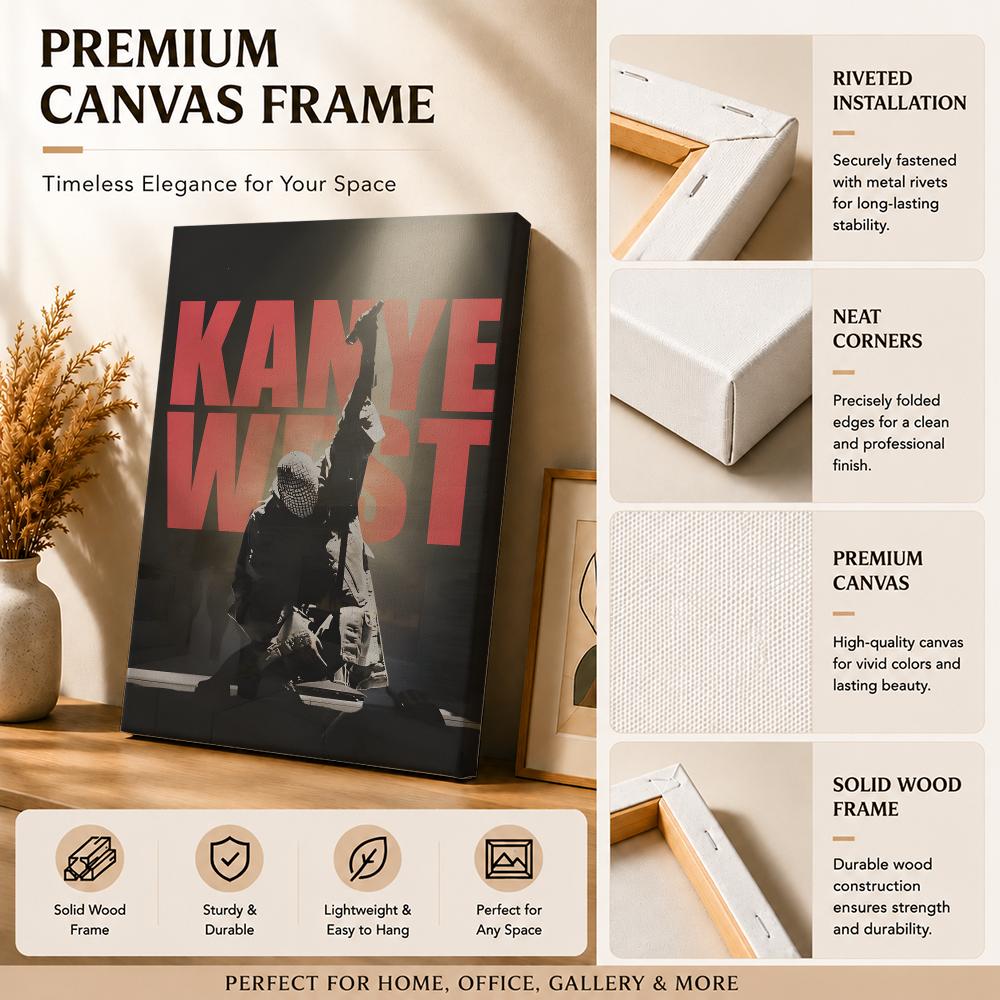 Rapper Singer K-Kanye West Pai - Canvas Wrap Ready review and price