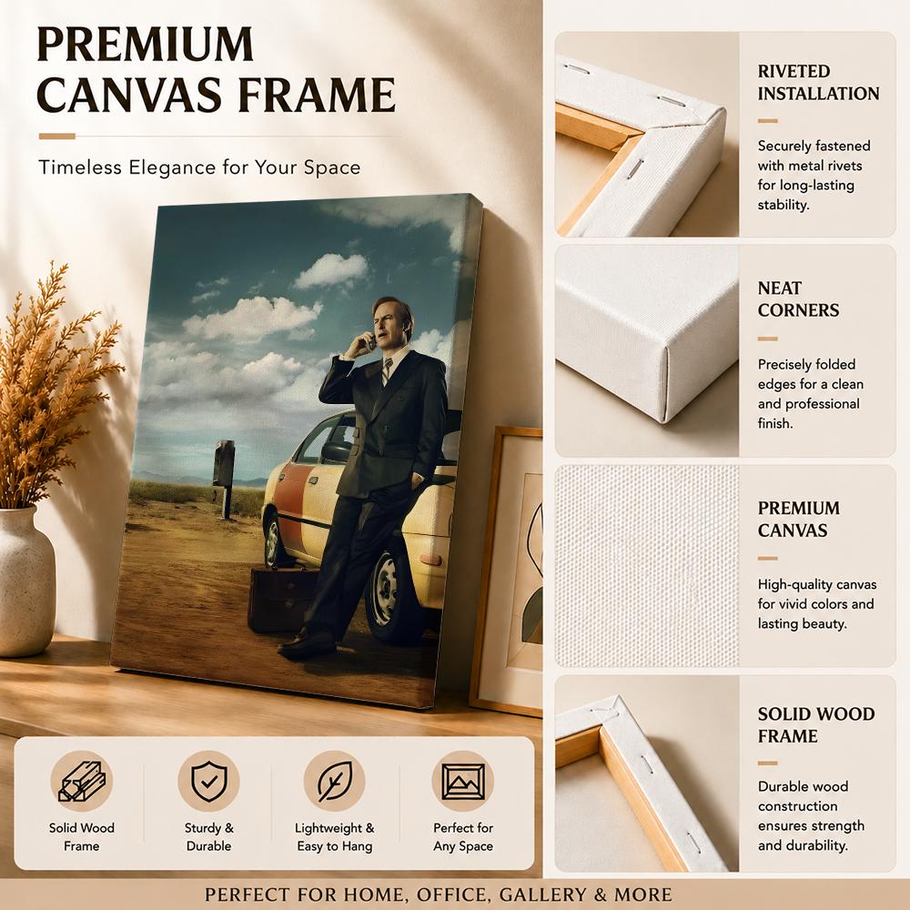 Movie B-Better Call Saul Paint - Canvas Wrap Ready review and price