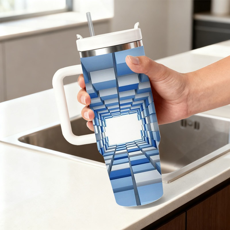 40 Oz Stainless Steel Double W - Sublimation Mug White review and price